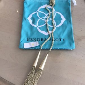Kendra Scott Gold Tassel Necklace